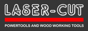 Laser-cut logo